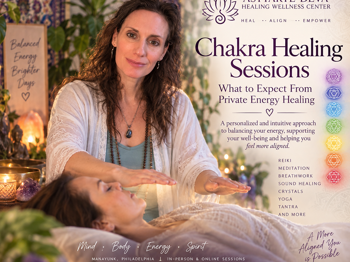 Energy healing session